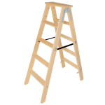 Medinės kopėčios, 2x5 laipteliai, sulankstomos