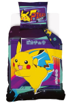 Medvilninė patalynės komplektas Pokemon Pikachu, 140x200 cm