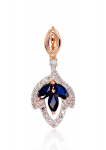 Auksinis pakabukas su deimantais Diamond Sky "Alexandria"