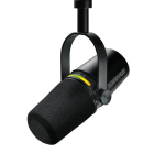 Shure MV7+-K-BNDL - mikrofonas su XLR/USB-C jungtimi, juodas + stalinis stovas GATOR