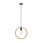 Pakabinamas &scaron;viestuvas Candellux Kolo, juodas + smėlio, 1x40W E27