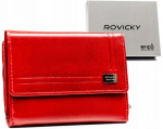 moteri&scaron;ka odinė piniginė su užtrauktuku - rovicky TY39652