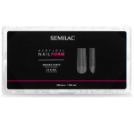 SEMILAC AcrylGel Nail Form Nagų formos &scaron;ablonai nagų pailgėjimui akrilo geliu 120 vnt KETURKAMPĖS