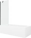Vonia Mexen Vega su apdaila ir stiklo sienele, 170x70 cm + 70 cm