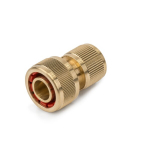 Greita jungtis žarnai 3/4" Bradas BRASS su STOP funkcija