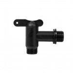 Čiaupas PP 3/4" i&scaron;or.sr. Bradas su 3/4'' i&scaron;or.sr., Black