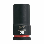 Milwaukee smūginis lizdas 25mm 3/4" ilgas