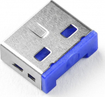 SmartKeeper UL03P1DB 10 x USB A-Port APort Blockers without Lock Key Basic Dark Blue SLSART-0016 SLSART0016 (SLSART-0016)