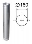 Dūmtraukio vamzdis Akvilon , L1000 x D180 mm.
