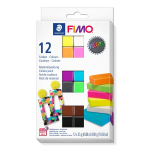 Fimo Soft Neon masė modeliavimo 12 spalvų x 25g