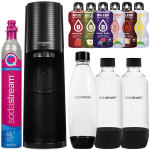 "SodaStream Terra Black" vienas butelis + 2x "SodaStream Black" butelis (dek) + bolero