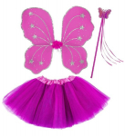 Vaiki&scaron;kas kostiumas Fairy, kar&scaron;ta rožinė