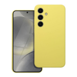 Telefono dėklas Forcell Silicone 2mm Case Samsung Galaxy S24 FE, geltonas