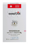 Maisto papildas Swissovit magnio malatas + vitaminas B6, 30 kaps.