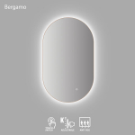 Veidrodis LED Bergamo, 60x100 cm