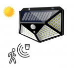 Happy People SS-01 &Scaron;viestuvas su saulės baterija ir judesio daviklių 100 LED, 600 Lm