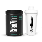 Kreatino mi&scaron;inys GymBeam Crea7in, obuolių skonio, 300g