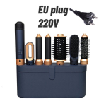 6 viename Multi Styler Naujo dizaino plaukų džiovintuvas plaukams 6 viename plaukų formavimo įrenginys su garbanojimo vamzdeliu kar&scaron;to oro &scaron;epečiu formavimo įrankiu MultiStyler-Type 6in1 su dėklu EU