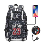 Krep&scaron;iai, kuprinės, dėklai, NBA &Scaron;viečianti USB kuprinė Pilka Dydis Jordan Multifunctional Fluorescent