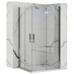 Du&scaron;o kabina Rea Molier Chrome Double 80x100