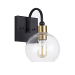 Sieninė Lempa App1580-1W Black Gold