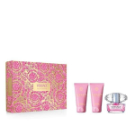 Rinkinys Versace Bright Crystal moterims: tualetinis vanduo EDT, 50 ml + du&scaron;o želė, 50 ml + kūno losjonas, 50 ml