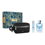 Rinkinys Versace Pour Homme vyrams: tualetinis vanduo EDT, 100 ml + kelioninis pur&scaron;kiklis, 10 ml + dėklas