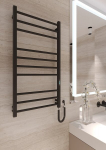 Elektrinė &scaron;ildoma rank&scaron;luosčių kabykla ELNA Ladder Lux 10 Juodas 180 W 530x1010 mm