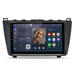 Android15 2din automagnetola radijas Junsun skirta Mazda 6 GH GG 2007-2012 gps navi wifi carplay rds fm swc dsp dab+ fm 6gb+128gb