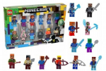 Figūrėlės konstruktoriams Minecraft, 12 vnt.