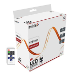 Avide LED COB juosta 16W 24V 3000K su pultu, 2m