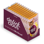 Delickcious su triu&scaron;iena ir tropiniais vaisiais kreminiame padaže 12 x 80 g