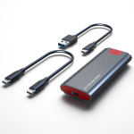 Korpusas USB C 3.1 M.2 M.2 NVME NGFF SSD 10 Gb/s disko korpusas