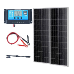 Saulės kolektoriaus rinkinys Vevor 200W 12V 16,66A