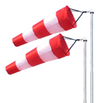 Sodo dekoracijos,Vėtrungės paketas - Ripstop Windsock su besisukančiu anemometru | Lauko dekoras,