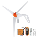 Horizontalios a&scaron;ies vėjo jėgainė, generatorius Vevor 500W 12V