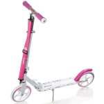 Aliuminis paspirtukas RAVEN DOTS WHITE su dideliais 20 cm. ratais