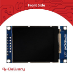 Azdelivery 3 x 1.77 colių Spi Tft ekranas 128 x 160 pikselių St7735 2.7v - 3.3v suderinamas su Arduino ir Raspberry Pi, įskaitant el. knygą!