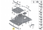 NAUJAS ORIGINALUS BMW 4 SERIJOS F32 F33 F36 M SPORTINIS SKYDO ADAPTERIS 8054523