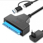 Wowfast Sata Usb adapteris i&scaron;oriniams ir vidiniams kietiesiems diskams 2.5 & 3.5 Ssd/hdd Sata į Usb adapteris su 12v 2a maitinimo &scaron;altiniu, suderinamas su Windows, Mac ir Linux