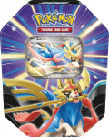 Pok&eacute;mon - Trading Card Game: Tin-box Powerful Legends: Zacian-ex (1 Holografinė Reklaminė Kortelė ir 4 Booster Pakeliai)