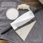 Croissant te&scaron;los pjaustytuvas, nerūdijančio plieno croissant pjaustytuvas, 17 cm x 6.5 cm abs croissant kočiojimo įrankis, croissant kočėlas, makaronų volelis, te&scaron;los pjaustytuvas, pjaustymo peilis