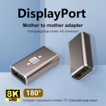 2 displayport prailginimo jungčių rinkinys, hdmi kampinis adapteris, ki&scaron;tukinis prailgintuvas i&scaron; tėčio į mamą, itin didelės rai&scaron;kos prailginimo adapteris, 8k vertikalus 90 laipsnių dp ki&scaron;tukas į lizdą