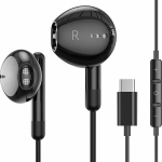 Usb c ausinės, skirtos iphone 16 15 plus pro max ipad pro, įstatomos į ausis ausinės su usb c laidu, mikrofonu, garso valdymu, skirtos samsung s24 s23 s22 s21 s20 a53 a54 google pixel 8 7 6a 5 4 oneplus 10 9