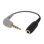 Taoricen 3.5 mm Trs į Trrs Rode Sc4 adapterio kabelis, suderinamas su Rode Wireless Go Ii belaidžio mikrofono prijungimu prie mobiliojo telefono adapterio