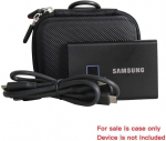 Hermitshell dėklas, skirtas Samsung T7 Touch / T7 Portable Ssd (juodas)