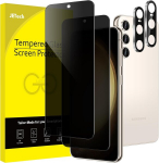 Jetech privatumo apsauginis stiklas, skirtas samsung galaxy s23 5g 6.1 colio ekranui su kameros apsauga, apsauginis nuo &scaron;nipinėjimo grūdinto stiklo ekrano apsauga, kameros plėvelė, suderinama su pir&scaron;tų atspaudų id, 2 vnt.