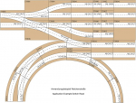 Noch Easy Track tiesus kelias 188 mm, dviejų takų modelinis geležinkelis, skirtas M&auml;rklin&reg; C Track 24188, H0 mastelis