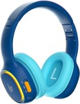 Tronsmart Kh03 vaiki&scaron;kos bluetooth ausinės, saugus garsumo valdymas, triuk&scaron;mo mažinimas, belaidės ausinės su &scaron;viesa ir mikrofonu, 70 valandų grojimo laikas, tinkamos mokyklai/kelionėms/lėktuvui (mėlynos)