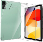 Conapika skaidrus dėklas, skirtas xiaomi redmi pad se, su 2 apsauginėmis plėvelėmis, plonas, lengvas, mink&scaron;ti tpu kampai, apsauga nuo kritimo, buferis, apsauginis dėklas, atsparus smūgiams, atsparus įbrėžimams, skaidrus plan&scaron;etinis kompiuteris